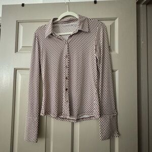 A&F Women's Patterned Button-Up Top